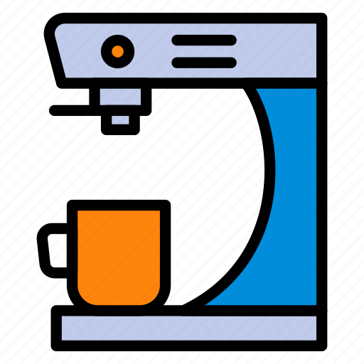Coffee, drink, kitchen, machine, maker icon - Download on Iconfinder
