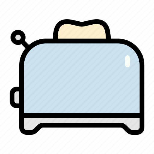 Toaster, bread, kitchen, cook, tool icon - Download on Iconfinder