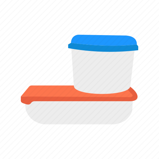 Container, food container, kitchen, plasticware, tupperware, utensil icon - Download on Iconfinder