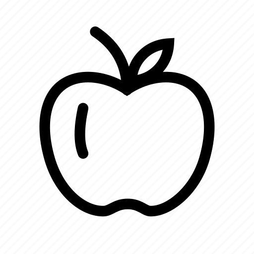 1px, apple, food, fruit, ingedient, kitchen icon - Download on Iconfinder