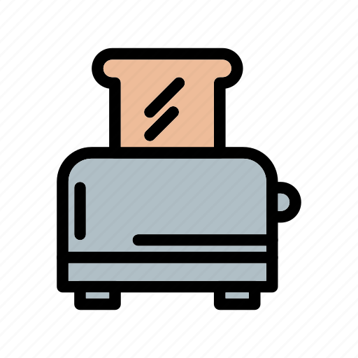 Cooking, eat, kitchen, toaster icon - Download on Iconfinder