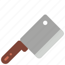 baking, cleaver, cooking, kitchen, knife, meat, utilities 