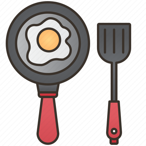 Fried Egg On Pan Isolated PNG Images