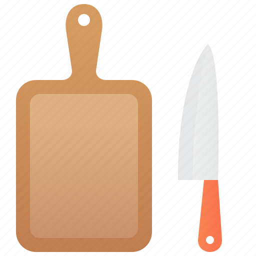 Board, chopping, cut, knife, wooden icon - Download on Iconfinder