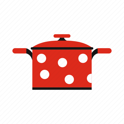 Background, boil, cook, dot, kitchen, polka, pot icon - Download on Iconfinder
