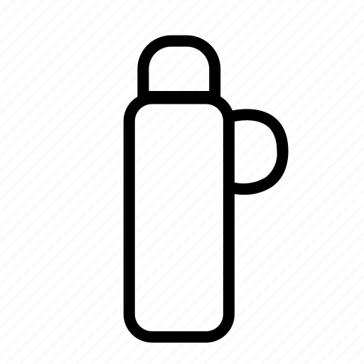Thermos Icon - Download in Line Style