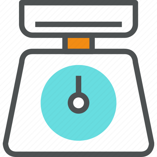 Bowl, food, kitchen, scales, tool, weighing, weight icon - Download on Iconfinder