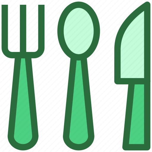 Cutlery, food, fork, knife, spoon icon - Download on Iconfinder