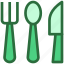 cutlery, food, fork, knife, spoon 