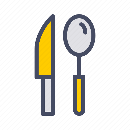 Cutlery, eat, food, knife, spoon, tableware, utensil icon - Download on Iconfinder