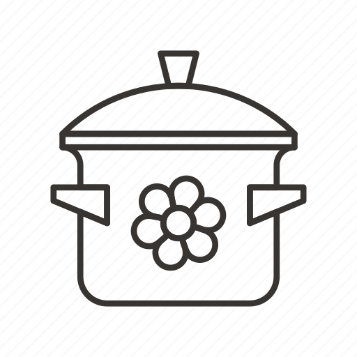 Pan, kitchen, cooking, pot, frying icon - Download on Iconfinder