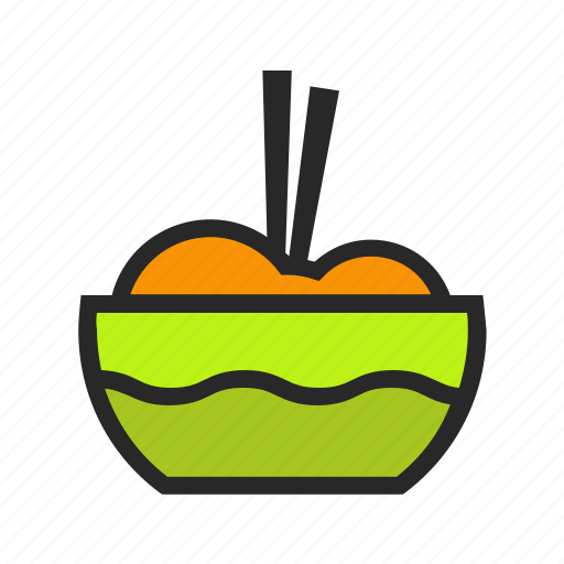 Bowl, food, kitchenware, with, cooking, kitchen icon - Download on Iconfinder