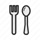 fork, kitchenware, spoon, food, kitchen