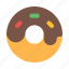 doughnut, donut, dessert, sweet, food, and, restaurant 