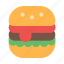 hamburger, burger, sandwich, fast, food, and, restaurant 