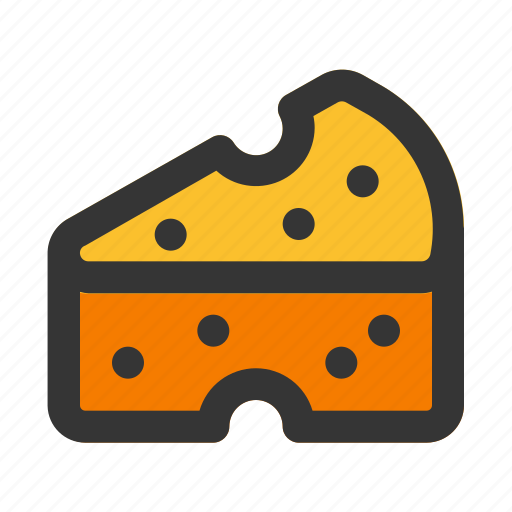 Cheese, milk, healthy, food, piece, and, restaurant icon - Download on Iconfinder