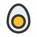 egg, boiled, organic, food, and, restaurant