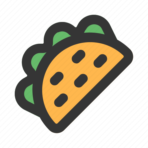 Taco, kebab, mexican, fast, food, and, restaurant icon - Download on Iconfinder