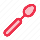 spoon, cutlery, kitchen, tool, food, and, restaurant