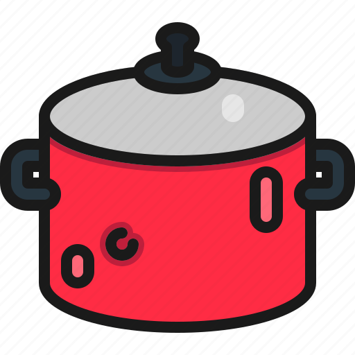 Pot, cook, kitchenware, restaurant, chef, utensil icon - Download on Iconfinder