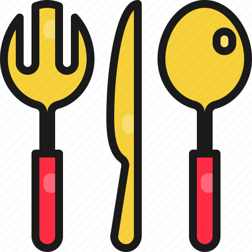 Spoon, forks, knife, restaurant, cutlery, kitchenware, utensill icon - Download on Iconfinder