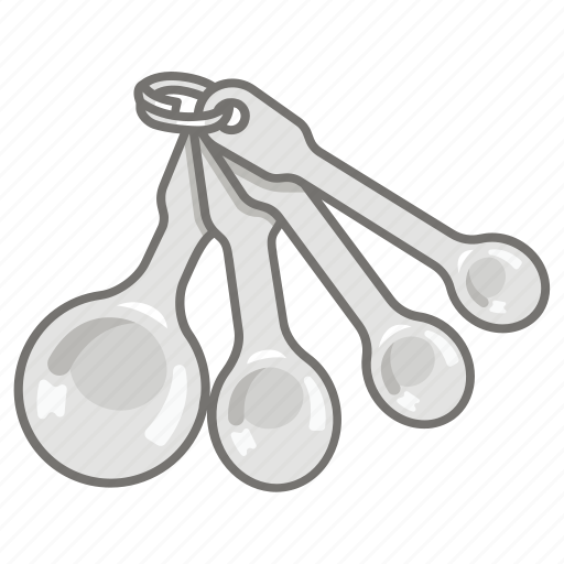 Measure, measuring, set, spoon, spoons, utensil icon - Download on Iconfinder