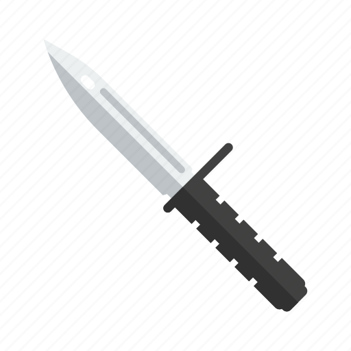 Bayonet, blade, game, knife, sharp, tool, weapon icon - Download on Iconfinder