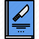 knife, book, instruction, shop, weapon