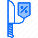 knife, badge, discount, shop, weapon