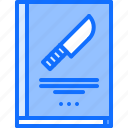 knife, book, instruction, shop, weapon