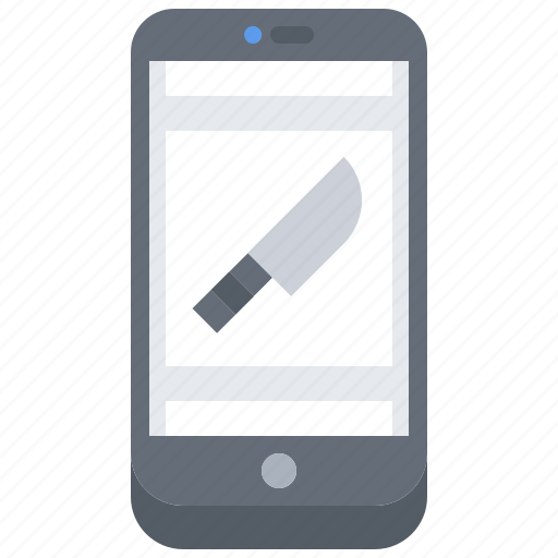 Knife, app, smartphone, shop, weapon icon - Download on Iconfinder