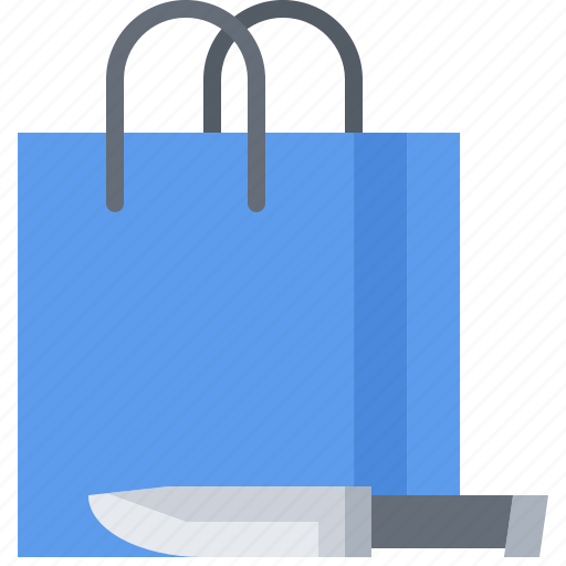 Knife, bag, shopping, shop, weapon icon - Download on Iconfinder