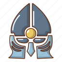 cartoon, helmet, knight, mascot, medieval, shield, warrior