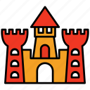 castle, kingdom, medieval, building, architecture, tower