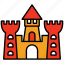 castle, kingdom, medieval, building, architecture, tower 