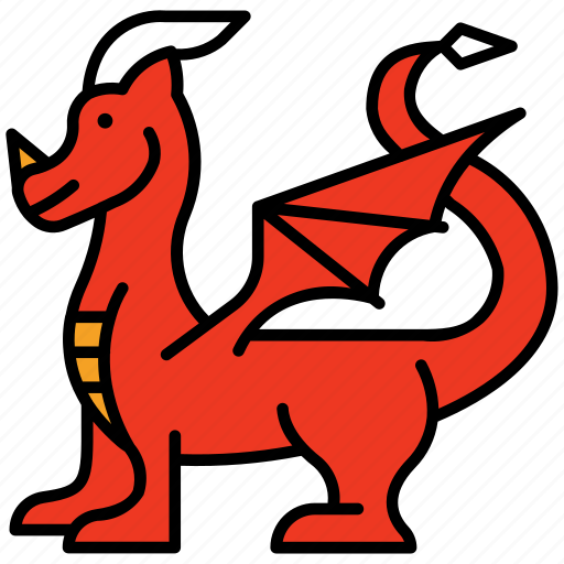 Dragon, medieval, monster, villain, fantasy icon - Download on Iconfinder