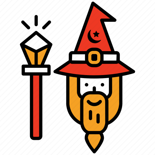 Wizard, magician, fantasy, magic, wand, trick, stick icon - Download on Iconfinder