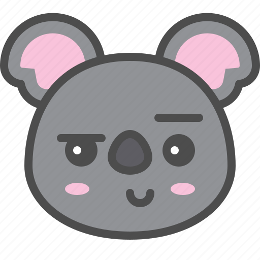 Australia, avatar, cute, face, koala, smirk icon - Download on Iconfinder