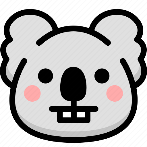 Emoji, emotion, expression, face, feeling, koala, nerd icon - Download on Iconfinder