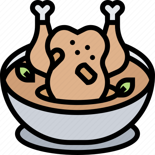Soup, chicken, food, meal, gourmet icon - Download on Iconfinder