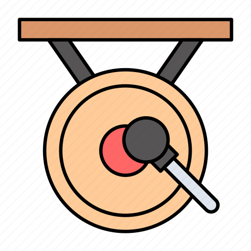 Gong, sound, musical, instrument, traditional, announcement icon - Download on Iconfinder