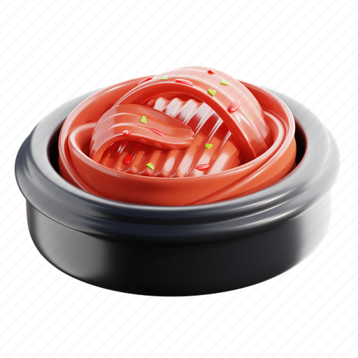 Kimchi, korean, food, cuisine, dish 3D illustration - Download on Iconfinder