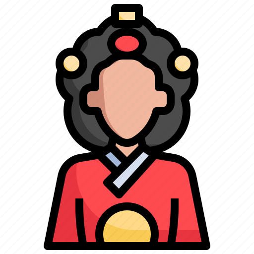 Empress, culture, user, korea, woman icon - Download on Iconfinder