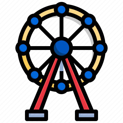 Ferris, wheel, architecture, city, wheels, funfair icon - Download on Iconfinder