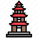 pagoda, architecture, city, architectonic, landmark, korea