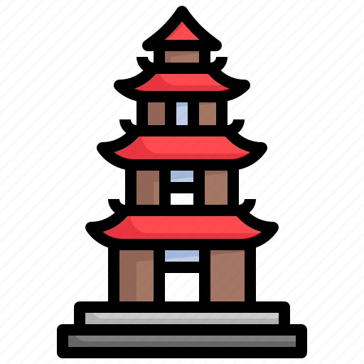 Pagoda, architecture, city, architectonic, landmark, korea icon - Download on Iconfinder