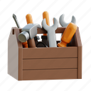 tool, box, tools, equipment, construction, work 