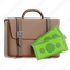 salary, money, dollar, finance, briefcase 