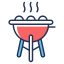 charcoal, grill, barbecue, outdoor, firepit, hibachi 