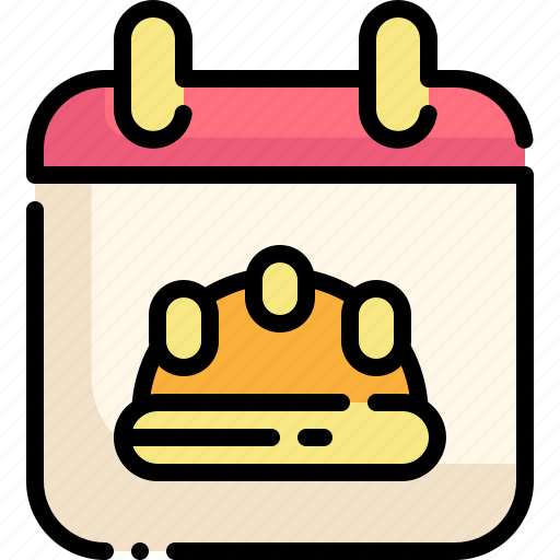 Calendar, event, helmet, labor, labor day, time and date icon - Download on Iconfinder